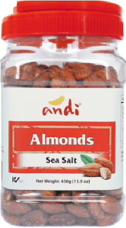 Almonds Salted 450g (15.8 oz)