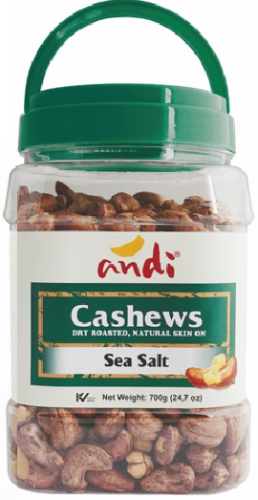 Cashews Skin On Salted 700g (24.7 oz)