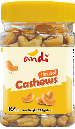 Cashews Unsalted 227g (7.9 oz)