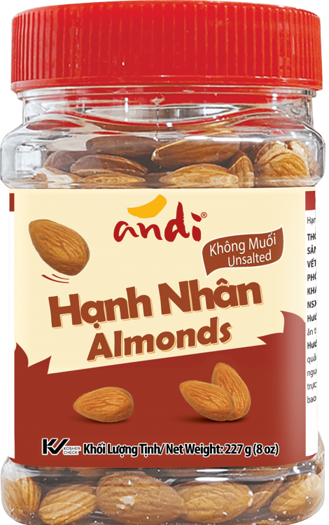 Almonds Unsalted 227 (8 oz)