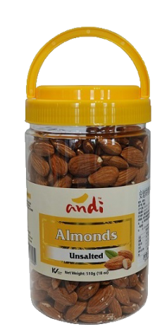 Almonds Unsalted 510g