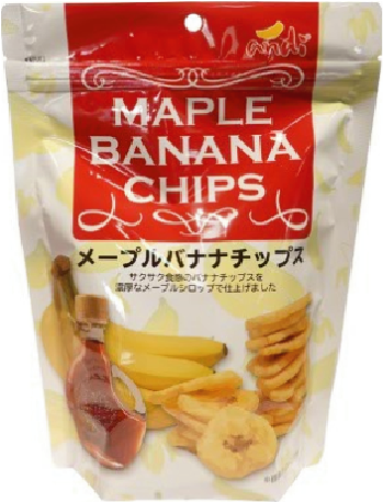 Maple Banana Chips 140g